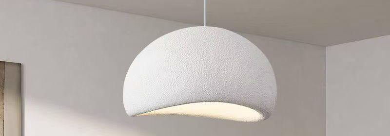Suspension wabi-sabi forme A bombée, Ø 40 cm