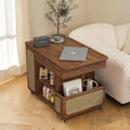AUBRYNE side table beside a sofa in a bright living room